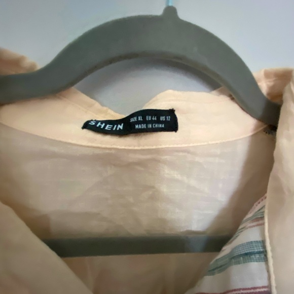 Button up mixed pattern shirt - Picture 5 of 5